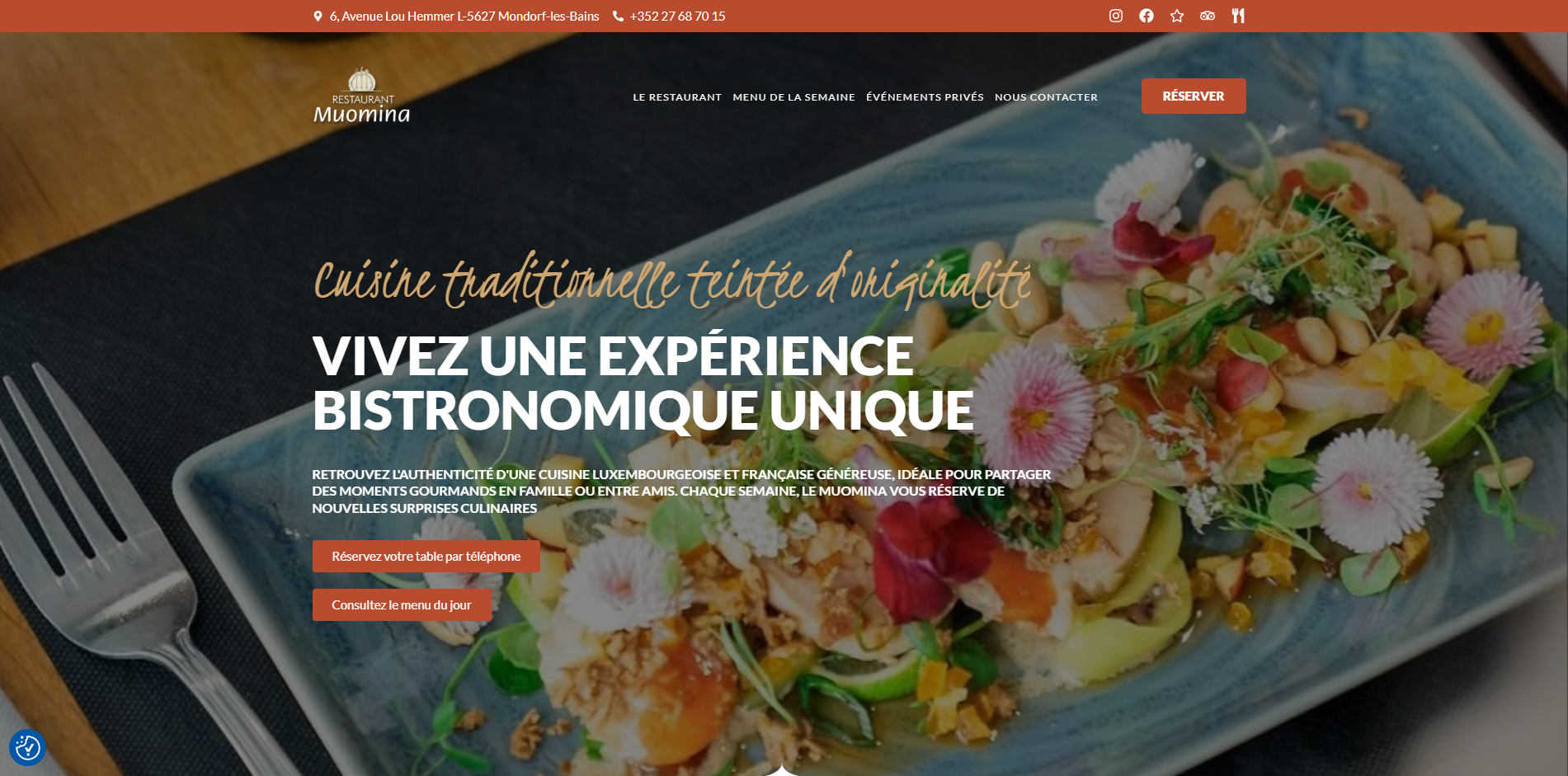 Restaurant Muomina après refonte complète